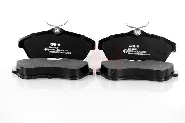 GH-Parts GH-411951 Brake Pad Set, disc brake GH411951: Buy near me at 2407.PL in Poland at an Affordable price!