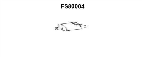 Faurecia FS80004 End Silencer FS80004: Buy near me at 2407.PL in Poland at an Affordable price!