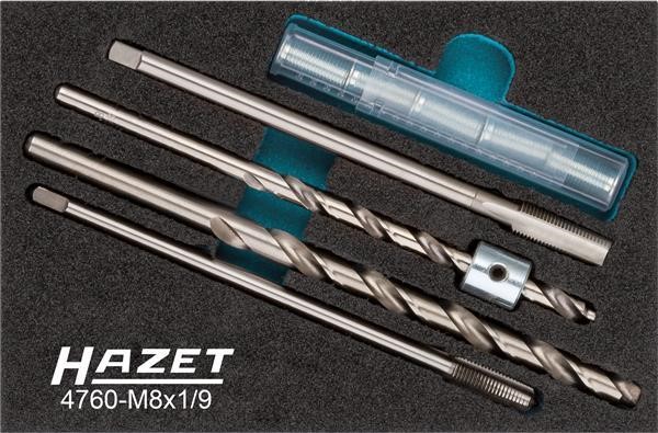 Hazet 4760-M8X1/9 Резьбонарезной инструмент, свеча накала 4760M8X19: Отличная цена - Купить в Польше на 2407.PL!