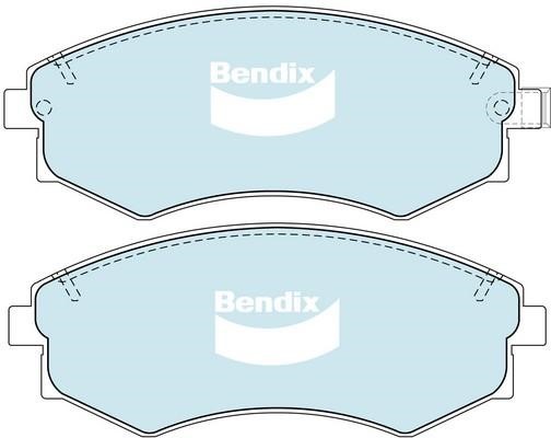 Bendix USA DB1167 HD Brake Pad Set, disc brake DB1167HD: Buy near me in Poland at 2407.PL - Good price!