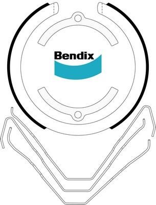 Bendix USA BS3217 Parking brake shoes BS3217: Buy near me in Poland at 2407.PL - Good price!