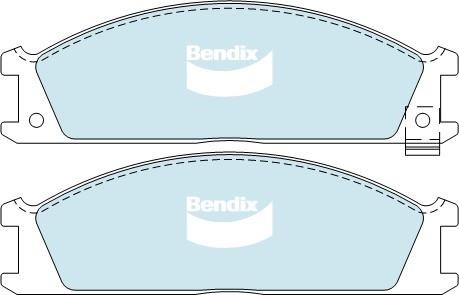 Bendix USA DB438 HD Гальмівні колодки, комплект DB438HD: Приваблива ціна - Купити у Польщі на 2407.PL!
