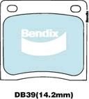 Bendix USA DB39 GCT Гальмівні колодки, комплект DB39GCT: Приваблива ціна - Купити у Польщі на 2407.PL!