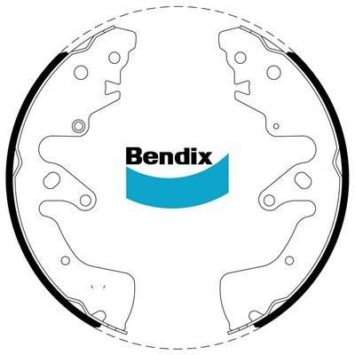 Bendix USA BS1861 Brake shoe set BS1861: Buy near me in Poland at 2407.PL - Good price!