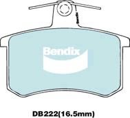 Bendix USA DB222 GCT Тормозные колодки дисковые, комплект DB222GCT: Отличная цена - Купить в Польше на 2407.PL!