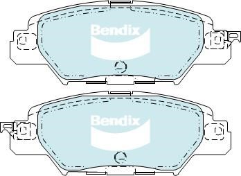 Bendix USA DB2414 4WD Brake Pad Set, disc brake DB24144WD: Buy near me in Poland at 2407.PL - Good price!