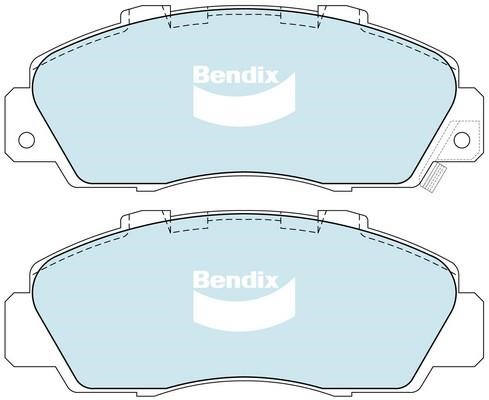 Bendix USA DB1206 GCT Klocki hamulcowe, zestaw DB1206GCT: Dobra cena w Polsce na 2407.PL - Kup Teraz!