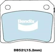 Bendix USA DB521 GCT Klocki hamulcowe, zestaw DB521GCT: Dobra cena w Polsce na 2407.PL - Kup Teraz!