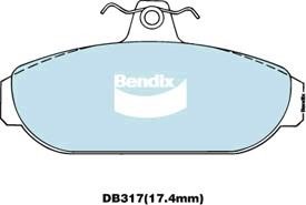 Bendix USA DB317 GCT Scheibenbremsbeläge, Set DB317GCT: Kaufen Sie zu einem guten Preis in Polen bei 2407.PL!