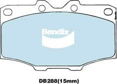 Bendix USA DB288 -4WD Brake Pad Set, disc brake DB2884WD: Buy near me in Poland at 2407.PL - Good price!