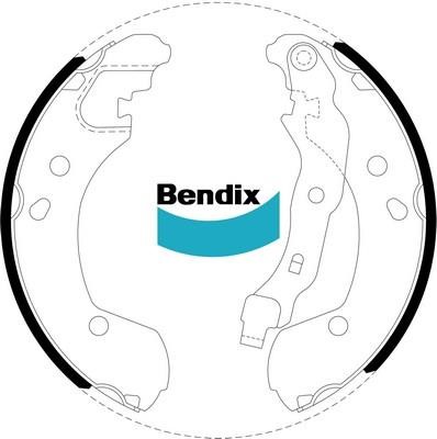Bendix USA BS5054 Колодки гальмівні барабанні, комплект BS5054: Приваблива ціна - Купити у Польщі на 2407.PL!