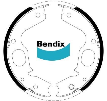 Bendix USA BS1797 Parking brake shoes BS1797: Buy near me in Poland at 2407.PL - Good price!