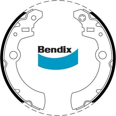 Bendix USA BS1820 Колодки тормозные барабанные, комплект BS1820: Отличная цена - Купить в Польше на 2407.PL!