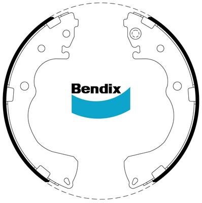 Bendix USA BS1845 Колодки тормозные барабанные, комплект BS1845: Отличная цена - Купить в Польше на 2407.PL!
