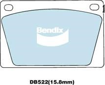 Bendix USA DB522 GCT Klocki hamulcowe, zestaw DB522GCT: Dobra cena w Polsce na 2407.PL - Kup Teraz!