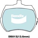 Bendix USA DB815 GCT Klocki hamulcowe, zestaw DB815GCT: Dobra cena w Polsce na 2407.PL - Kup Teraz!