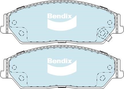 Bendix USA DB2243 GCT Brake Pad Set, disc brake DB2243GCT: Buy near me in Poland at 2407.PL - Good price!