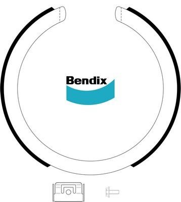 Bendix USA BS3216 Parking brake shoes BS3216: Buy near me in Poland at 2407.PL - Good price!