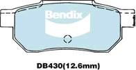 Bendix USA DB430 GCT Тормозные колодки дисковые, комплект DB430GCT: Отличная цена - Купить в Польше на 2407.PL!