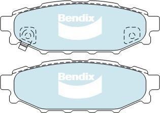 Bendix USA DB1803 HD Brake Pad Set, disc brake DB1803HD: Buy near me in Poland at 2407.PL - Good price!