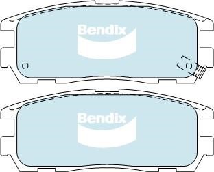 Bendix USA DB1280 -4WD Brake Pad Set, disc brake DB12804WD: Buy near me at 2407.PL in Poland at an Affordable price!