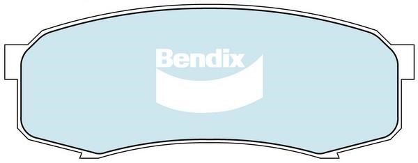 Bendix USA DB1200 HD Гальмівні колодки, комплект DB1200HD: Приваблива ціна - Купити у Польщі на 2407.PL!
