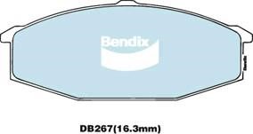 Bendix USA DB267 GCT Тормозные колодки дисковые, комплект DB267GCT: Отличная цена - Купить в Польше на 2407.PL!