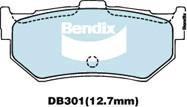 Bendix USA DB301 GCT Тормозные колодки дисковые, комплект DB301GCT: Отличная цена - Купить в Польше на 2407.PL!