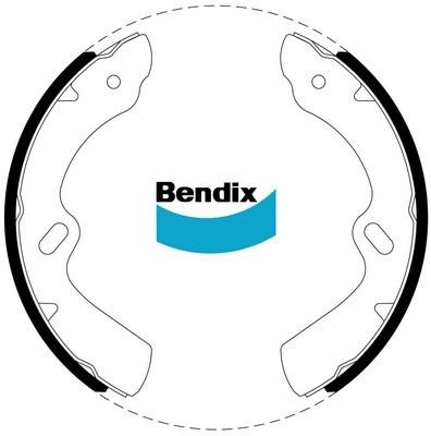 Bendix USA CBS1733 Brake shoe set CBS1733: Buy near me in Poland at 2407.PL - Good price!