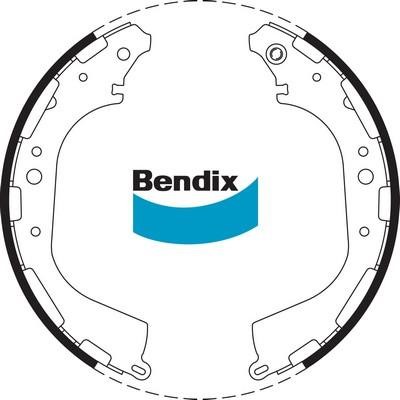 Bendix USA BS1726 Brake shoe set BS1726: Buy near me in Poland at 2407.PL - Good price!