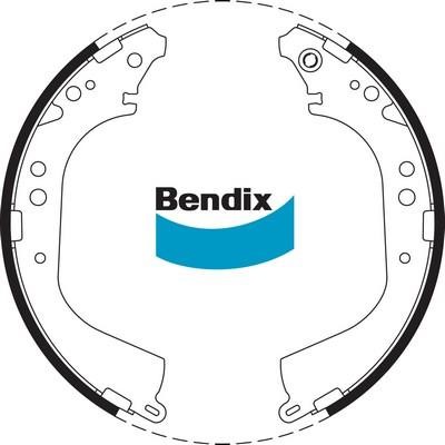 Bendix USA BS1668 Brake shoe set BS1668: Buy near me in Poland at 2407.PL - Good price!