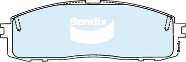 Bendix USA DB1244 GCT Гальмівні колодки, комплект DB1244GCT: Приваблива ціна - Купити у Польщі на 2407.PL!