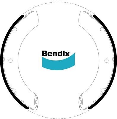 Bendix USA BS1083 Brake shoe set BS1083: Buy near me at 2407.PL in Poland at an Affordable price!