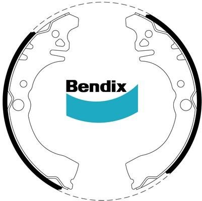 Bendix USA BS1673 Колодки тормозные барабанные, комплект BS1673: Отличная цена - Купить в Польше на 2407.PL!