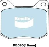 Bendix USA DB595 GCT Гальмівні колодки, комплект DB595GCT: Приваблива ціна - Купити у Польщі на 2407.PL!