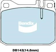 Bendix USA DB143 HD Гальмівні колодки, комплект DB143HD: Приваблива ціна - Купити у Польщі на 2407.PL!