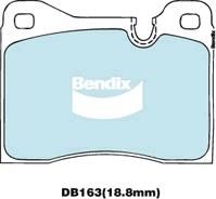 Bendix USA DB163 GCT Гальмівні колодки, комплект DB163GCT: Приваблива ціна - Купити у Польщі на 2407.PL!
