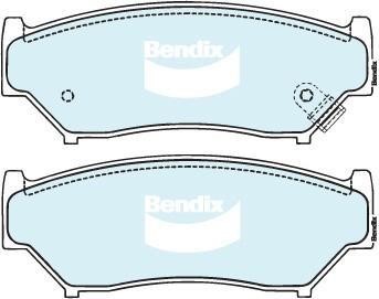 Bendix USA DB1266 -4WD Klocki hamulcowe, zestaw DB12664WD: Dobra cena w Polsce na 2407.PL - Kup Teraz!