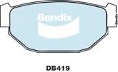 Bendix USA DB419 GCT Гальмівні колодки, комплект DB419GCT: Купити у Польщі - Добра ціна на 2407.PL!