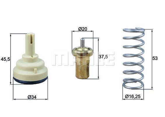 Wilmink Group WG1426542 Thermostat, coolant WG1426542: Buy near me in Poland at 2407.PL - Good price!