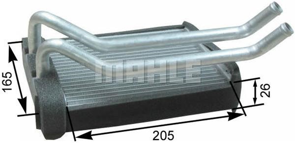 Wilmink Group WG2180048 Heat exchanger, interior heating WG2180048: Buy near me in Poland at 2407.PL - Good price!