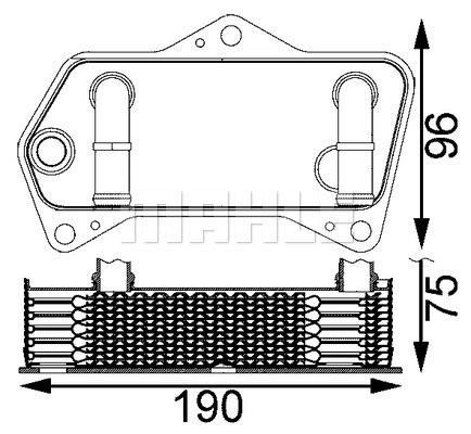 Wilmink Group WG2181152 Oil Cooler, automatic transmission WG2181152: Buy near me at 2407.PL in Poland at an Affordable price!