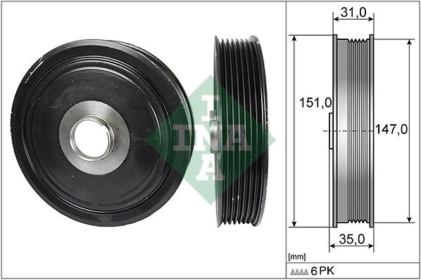 Wilmink Group WG1821140 Ременный шкив, коленчатый вал WG1821140: Отличная цена - Купить в Польше на 2407.PL!