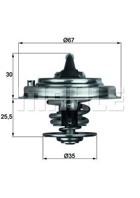 Wilmink Group WG1262735 Thermostat, coolant WG1262735: Buy near me in Poland at 2407.PL - Good price!