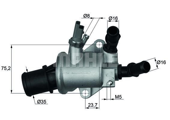 Wilmink Group WG1217590 Thermostat, coolant WG1217590: Buy near me in Poland at 2407.PL - Good price!