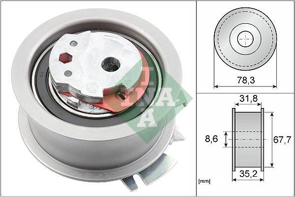 Wilmink Group WG1252455 Tensioner pulley, timing belt WG1252455: Buy near me in Poland at 2407.PL - Good price!
