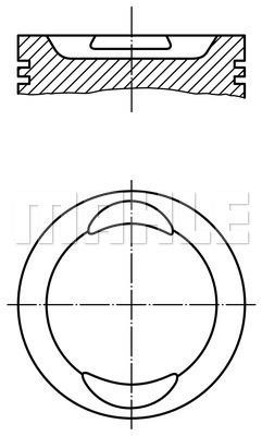 Wilmink Group WG1154157 Поршень WG1154157: Отличная цена - Купить в Польше на 2407.PL!