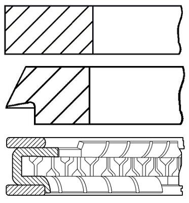 Wilmink Group WG1186656 Piston Ring Kit WG1186656: Buy near me in Poland at 2407.PL - Good price!