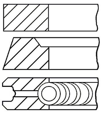 Wilmink Group WG1187519 Piston Ring Kit WG1187519: Buy near me in Poland at 2407.PL - Good price!