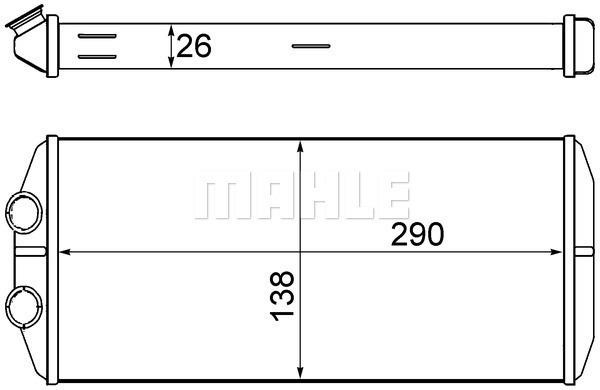 Wilmink Group WG2180021 Heat exchanger, interior heating WG2180021: Buy near me in Poland at 2407.PL - Good price!